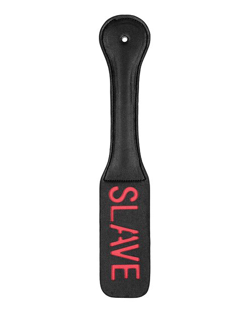 Shots Ouch Slave Paddle - Black | Shop Lowest Prices at Funlove.com