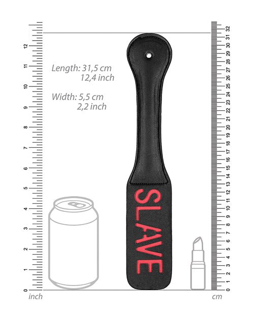 Shots Ouch Slave Paddle - Black | Shop Lowest Prices at Funlove.com