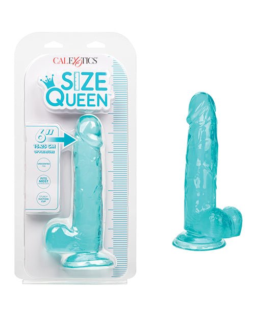 Size Queen 6" Dildo - Blue | Shop Lowest Prices at Funlove.com