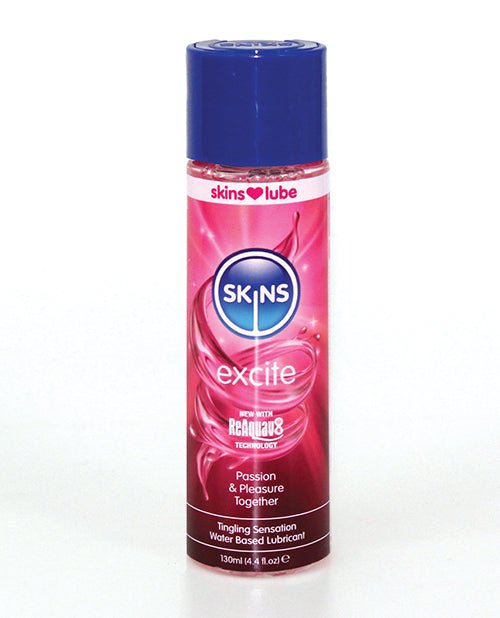 Skins Excite Water Based Lubricant - 4.4 Oz | Shop Lowest Prices at Funlove.com