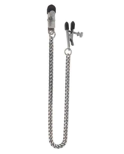 Spartacus Adjustable Broad Tip Clamps - Jewel Chain | Shop Lowest Prices at Funlove.com