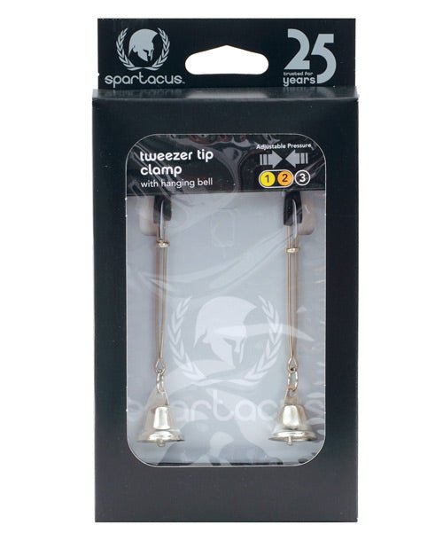 Spartacus Adjustable Tweezer Nipple Clamps W/bells | Shop Lowest Prices at Funlove.com