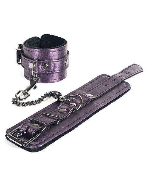 Spartacus Galaxy Legend Faux Leather Wrist Restraints - Purple | Shop Lowest Prices at Funlove.com