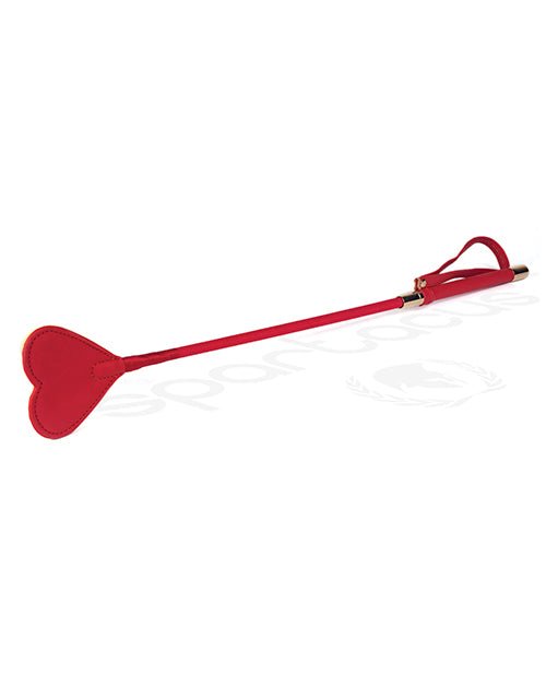 Spartacus Pu Riding Crop W/plush Heart Shape Tip | Shop Lowest Prices at Funlove.com