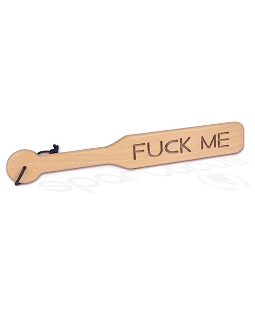 Spartacus Zelkova Wood Paddle - 37.5 Cm Fuck Me | Shop Lowest Prices at Funlove.com