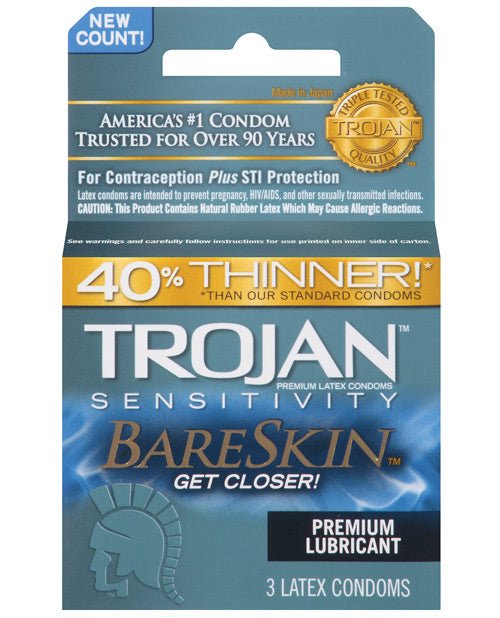 Trojan Bareskin Condoms | Shop Lowest Prices at Funlove.com