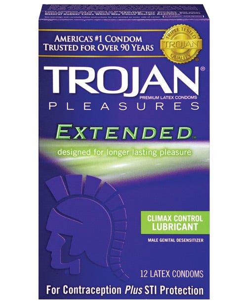 Trojan Extended Pleasure Condoms | Shop Lowest Prices at Funlove.com