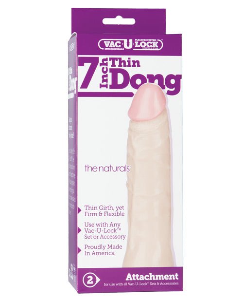 Vac - u - lock 7" Thin Dong | Shop Lowest Prices at Funlove.com