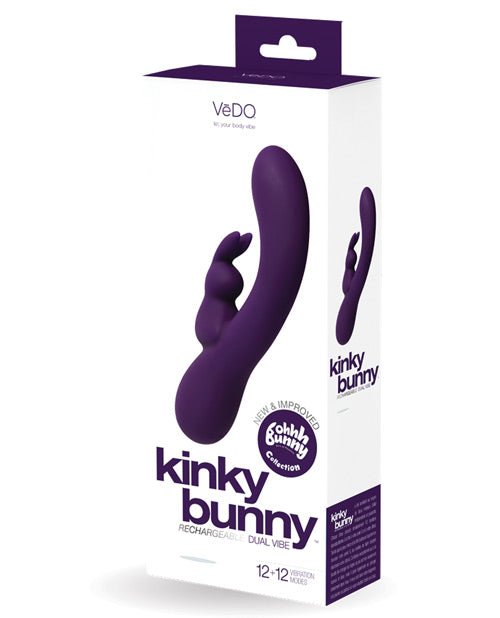 Vedo Kinky Bunny Plus Rechargeable Dual Vibe | Shop Lowest Prices at Funlove.com