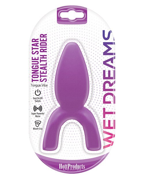 Wet Dreams Tongue Star Stealth Rider Vibe - Purple | Shop Lowest Prices at Funlove.com