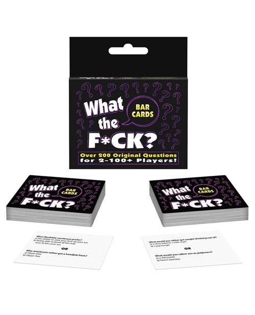What The Fuck? Bar Cards | Shop Lowest Prices at Funlove.com