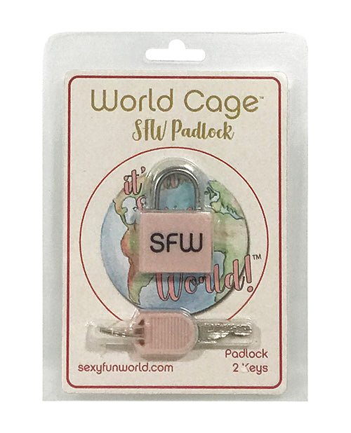 World Cage Sfw Padlock W/2 Keys | Shop Lowest Prices at Funlove.com