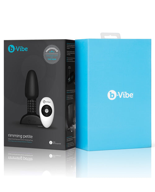 b-Vibe Petite rimming anal plug with smooth, tapered shape