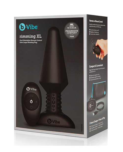 XL rimming anal plug with rotating motion