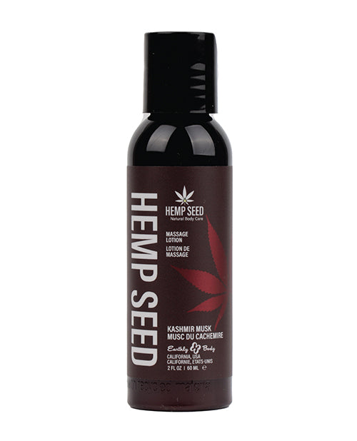 Earthly Body Hemp Seed Massage Lotion - Kashmir Musk 2oz