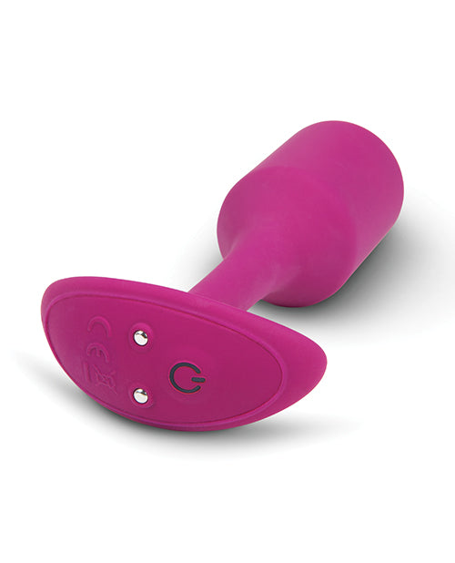 b-Vibe Vibrating weighted Snug anal plug 2 - Rose