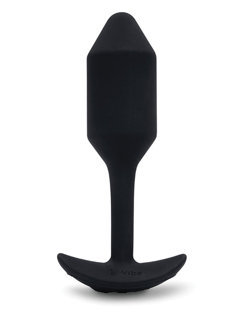 b-Vibe Vibrating weighted Snug anal plug 2 - Black