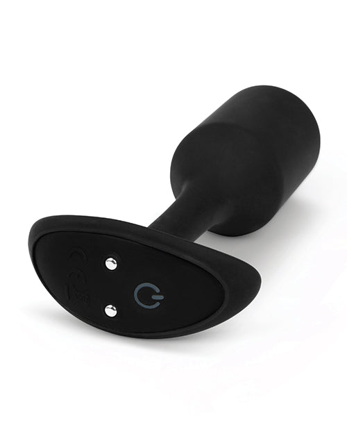 b-Vibe Vibrating weighted Snug anal plug 2 - Black