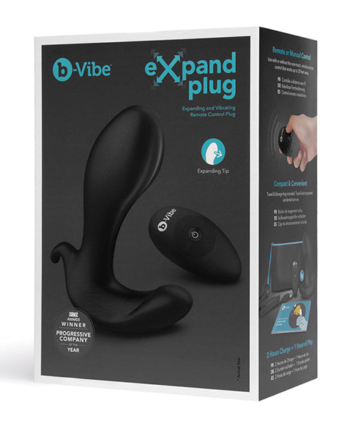 Expandable b-Vibe anal plug for comfort
