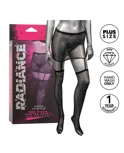 Radiance One Piece Garter Skirt W/ Thigh Highs