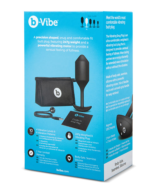 XL Weighted b-Vibe Anal anal plug for enhanced stimulation