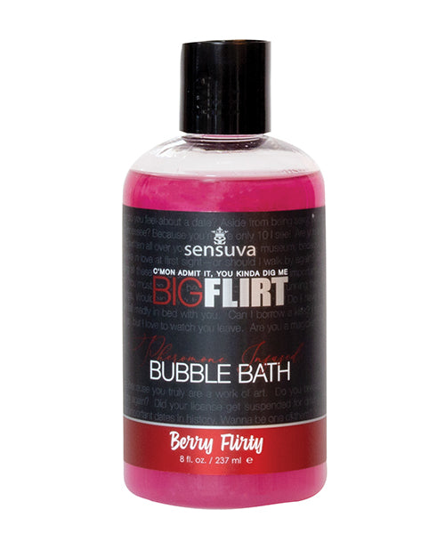 Sensuva Big Flirt Pheromone Bubble Bath - 8 Oz