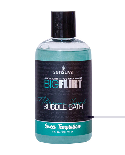Sensuva Big Flirt Pheromone Bubble Bath - 8 Oz