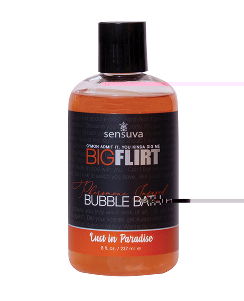 Sensuva Big Flirt Pheromone Bubble Bath - 8 Oz