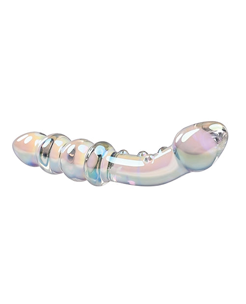 Playboy Pleasure Jewels Double Glass Dildo with Anal Beads