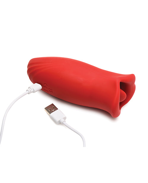 Shegasm Lickgasm Kiss + Tell Silicone Kissing & Vibrating Clitoral Stimulator
