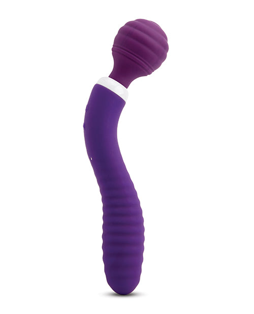 Flexible wand vibrator with dual motors
