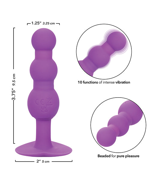 First Time Vibrating Triple Beaded Anal Probe