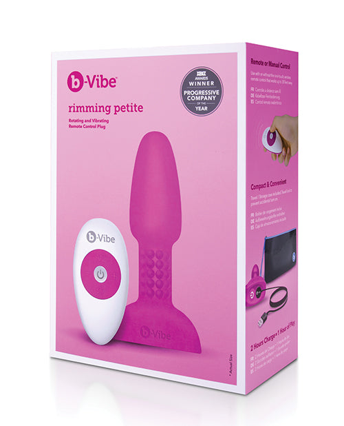 b-Vibe rimming anal plug with rotating beads