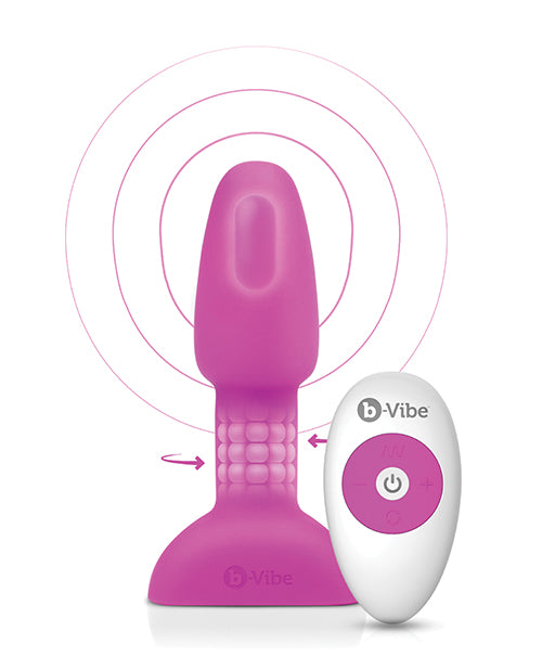b-Vibe Petite rimming anal plug with rotating beads