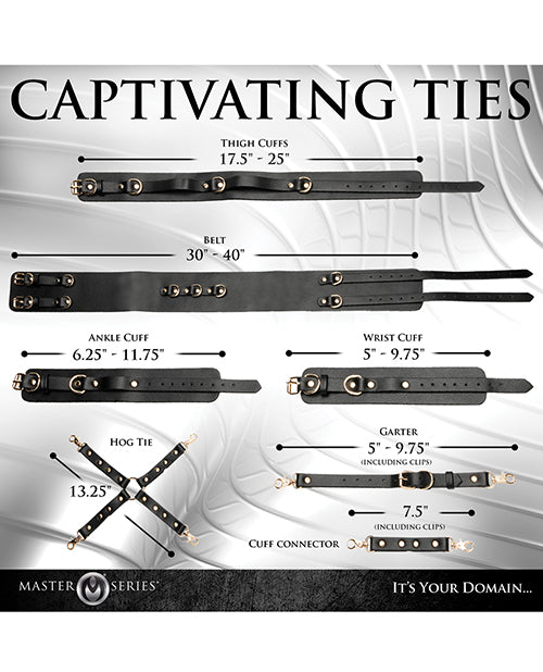 Master Series Tied Temptress Thigh Harness with Hog Tie Connector