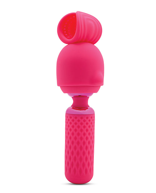 Harlow Mini Wand Vibrator and masturbator attachment