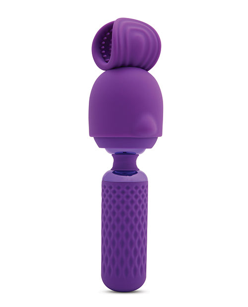 Smooth silicone Harlow wand with detachable attachment