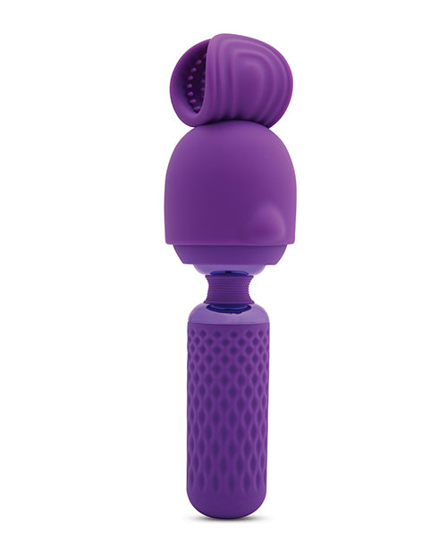 Compact mini wand vibrator for travel-friendly use