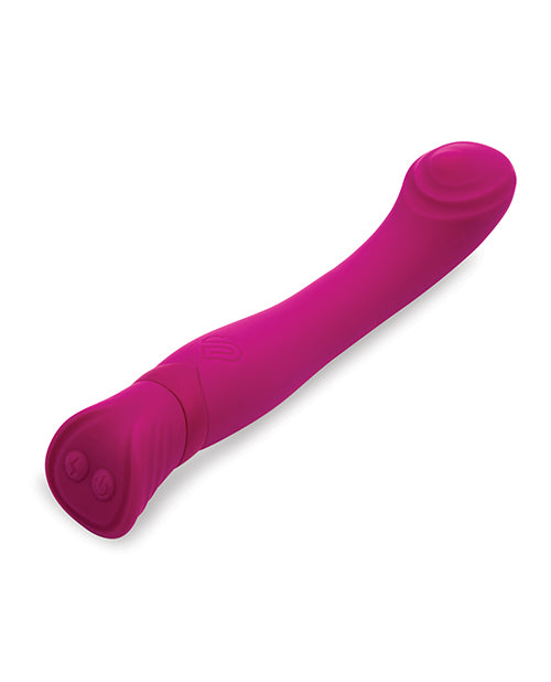 Smooth silicone G Spot Vibrator with ergonomic shape