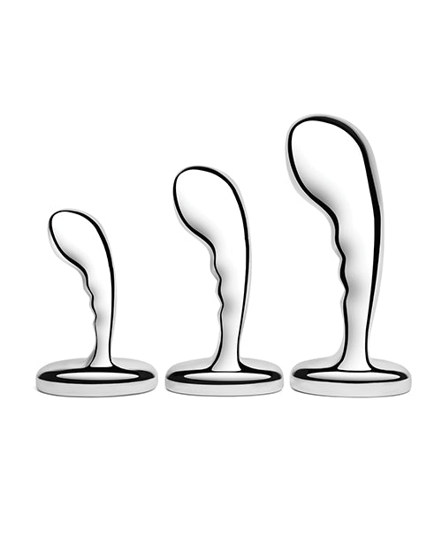 Stainless steel P-Spot anal training set for prostate stimulation