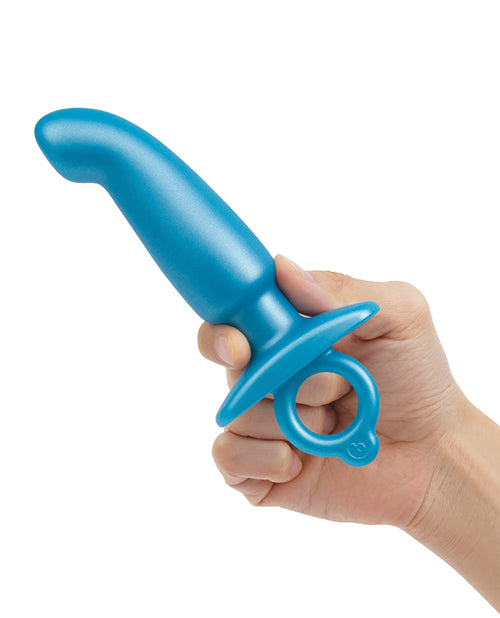 Blue tapered b-Vibe Hither prostate anal plug