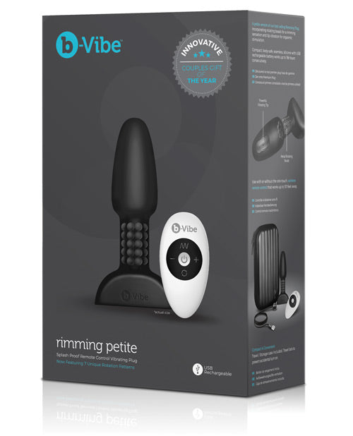 b-Vibe Petite rimming anal plug with intense stimulation