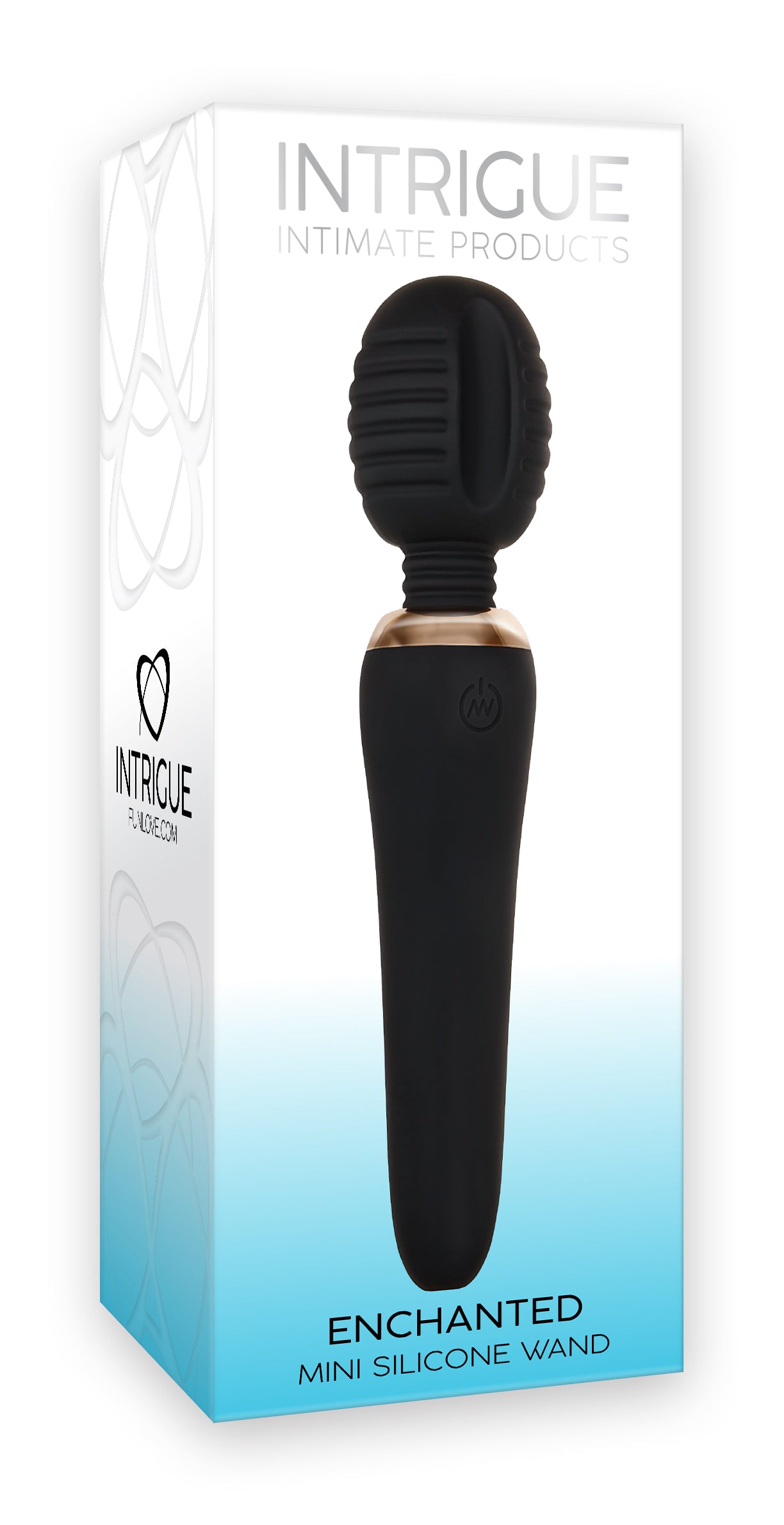 Intrigue Enchanted  Mini Wand Black and Rose Gold