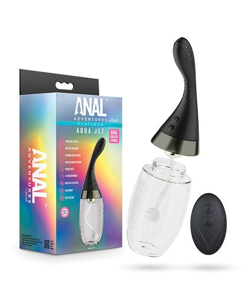 Anal Adventures Platinum Aqua Jet - Black | Shop Lowest Prices at Funlove.com