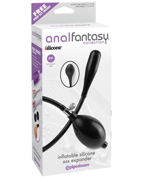 Anal Fantasy Collection Inflatable Silicone Ass Expander - Black | Shop Lowest Prices at Funlove.com