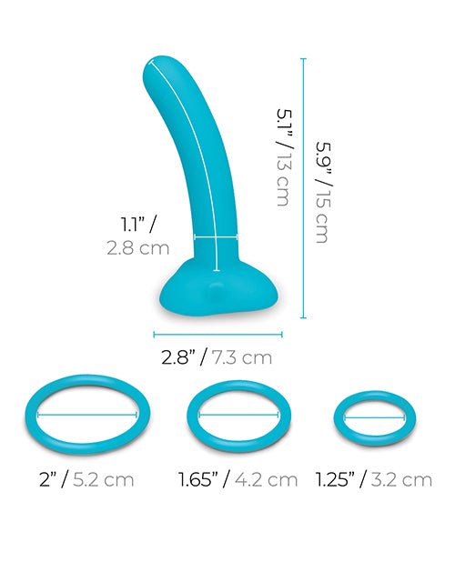 b - Vibe Every Body Strap - On Harness Set With 6" Silicone Dildo Peg | Shop Lowest Prices at Funlove.com