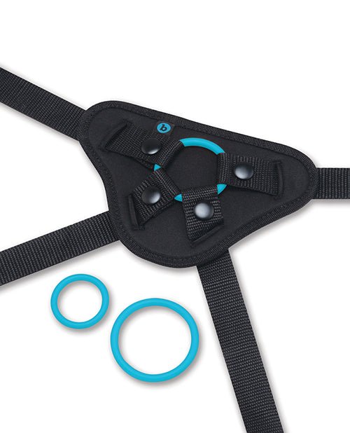 b - Vibe Every Body Strap - On Harness Set With 6" Silicone Dildo Peg | Shop Lowest Prices at Funlove.com