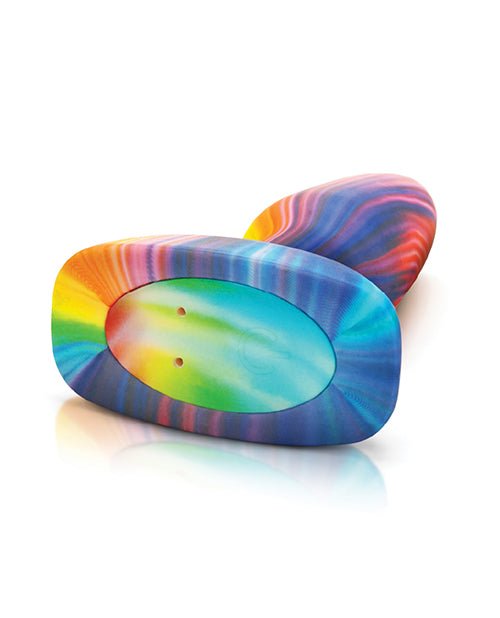 b - Vibe Peace & Love Tie - Dye Rimming Plug - Special Edition | Shop Lowest Prices at Funlove.com