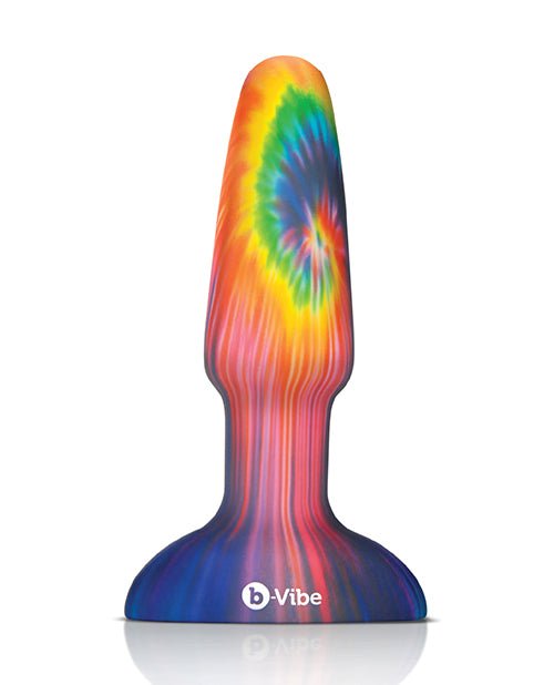b - Vibe Peace & Love Tie - Dye Rimming Plug - Special Edition | Shop Lowest Prices at Funlove.com