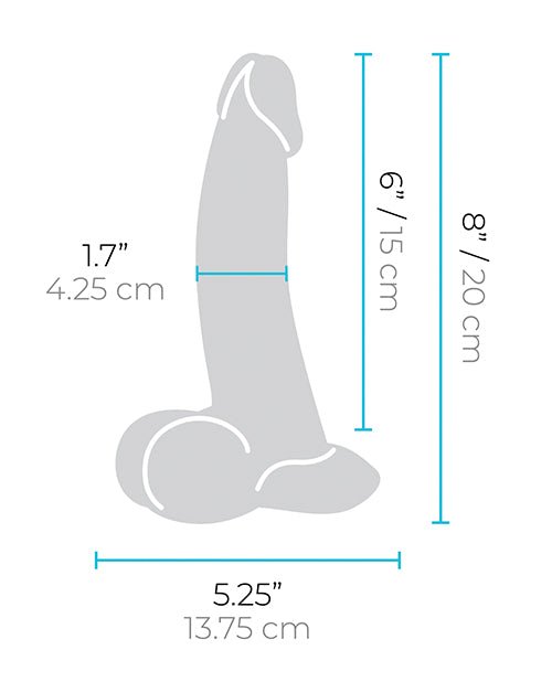 b - Vibe Slipskin 8" Curvy - Cream | Shop Lowest Prices at Funlove.com